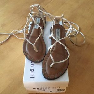 Madden Girl lace up gladiator scandals